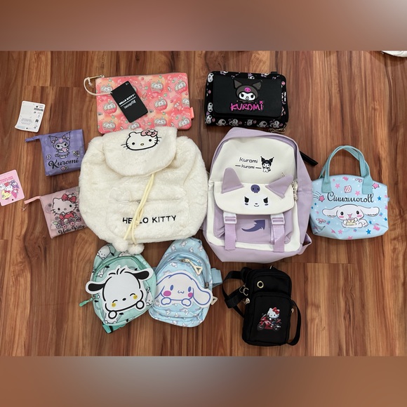 Sanrio Hello Kitty and Friends backpack bag bundle lot